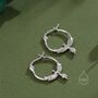 Sterling Silver Pheonix Hoops, thumbnail 1 of 10