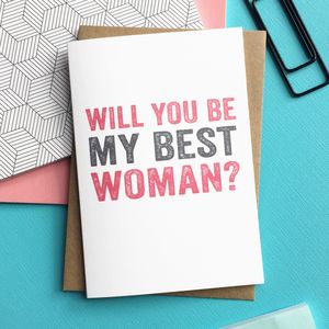 be my bridesmaid? | notonthehighstreet.com