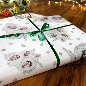 East 17 Christmas Wrapping Paper – 90s Boyband Gift Wrap, 2 of 10