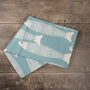 'Ocean Shoal' Grey Blue Pure Cotton Tea Towel, thumbnail 8 of 9