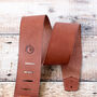 Handmade Personalised Leather Guitar Strap, thumbnail 7 of 11