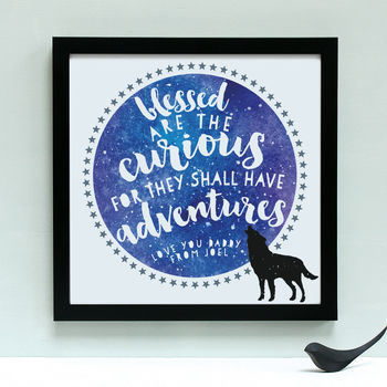 Personalised Fathers Day Adventure Framed Print, 4 of 7