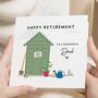 Garden Shed Retirement Card For Dad, thumbnail 1 of 7