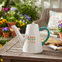 Les Fleurs Ceramic Watering Can And Flower Vase, thumbnail 1 of 8