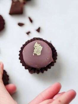 Gold Leaf Topped Truffles, 2 of 3