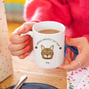 Personalised 'Worlds Best Cat Mum' Cat Breed Mug, 3 of 11