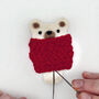 Needle Felting Kit, Cosy Critters. Make Festive Decorations, thumbnail 8 of 9