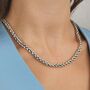 Sterling Silver Rope Statement Necklace, thumbnail 4 of 6