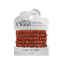 Silver Cloud Auburn Satin Skinny Scrunchies Five Pack, thumbnail 1 of 4