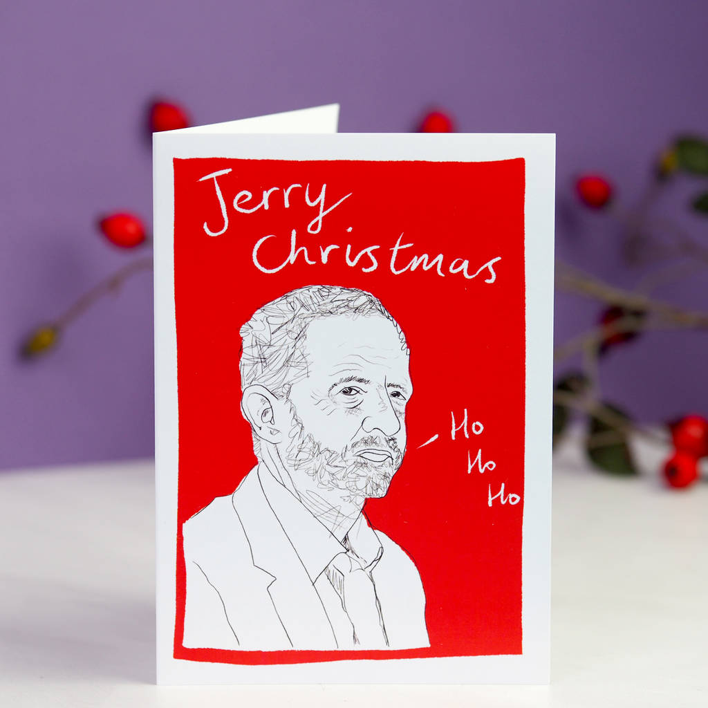 Jeremy Corbyn Christmas Card / Pack By So Close  notonthehighstreet.com