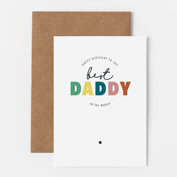 Best Daddy In The World Card, 2 of 2