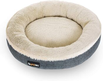 55cm Dark Grey Dog Cat Round Washable Cushion Sofa Bed, 4 of 7