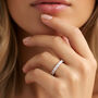 Sterling Silver Stacking Eternity Ring For Women, thumbnail 1 of 4