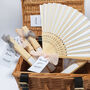 Wedding Hand Fan Guest Gift With Personalised Tag, thumbnail 5 of 8