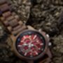Edinburgh Personalised Wood Watch For Men Made From Walnut, thumbnail 8 of 10