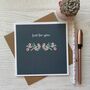 Just For You Greetings Card, thumbnail 1 of 2