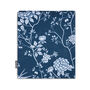 Luxury Linen Like Floral Table Runner Cecylia Navy, thumbnail 4 of 4