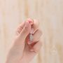 Delicate Feather Drop Stud Earrings, thumbnail 4 of 11