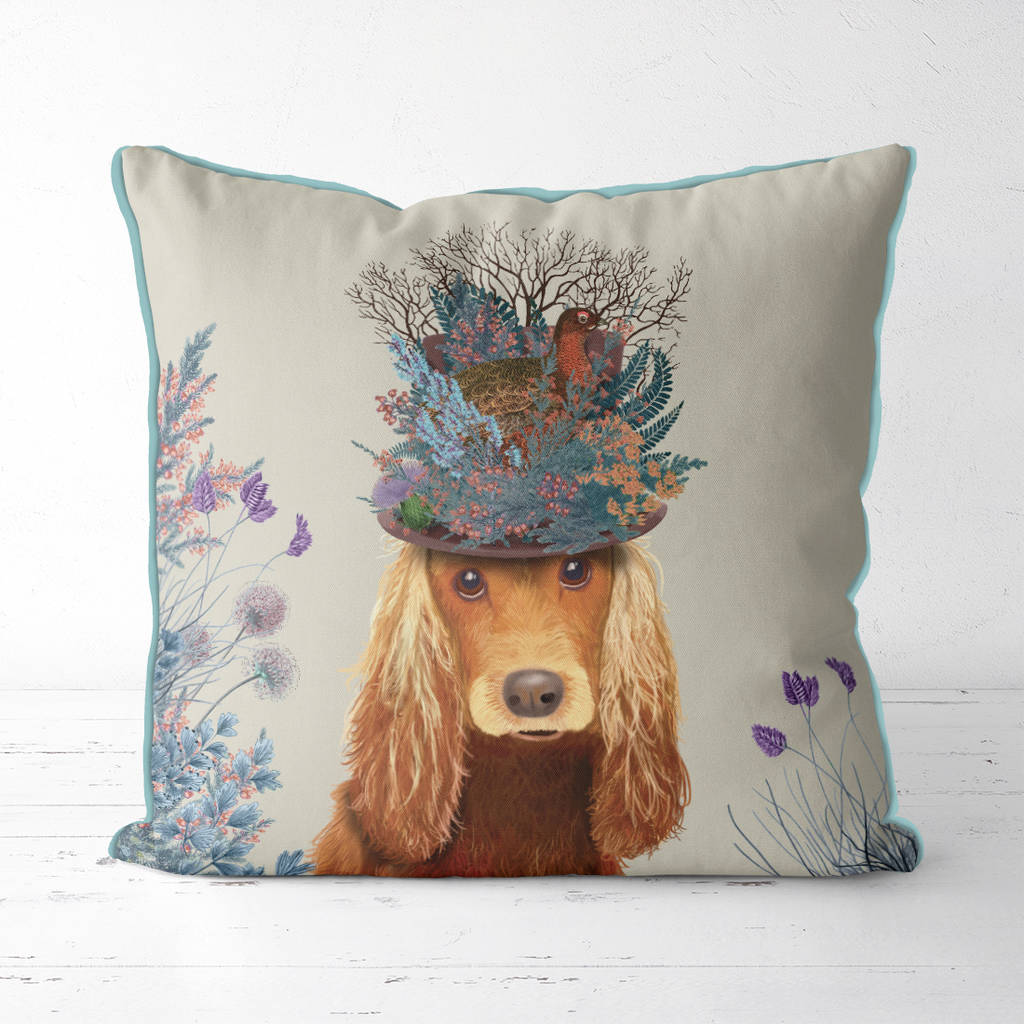 spaniel cushion