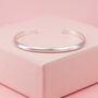 Wide Matte Cuff In Sterling Silver, thumbnail 11 of 11