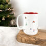 Home For Christmas Personalised Mug, thumbnail 1 of 3