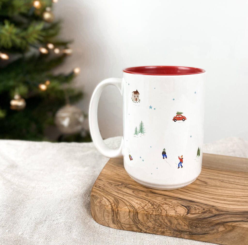 Home For Christmas Personalised Mug, 1 of 3