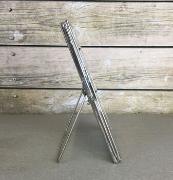 Handmade Silver Standing Photo Frame, 8 of 9