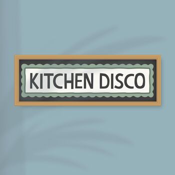Framed Kitchen Disco Print, 11 of 12