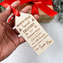 Personalised Christmas Special Delivery Stocking Tag, thumbnail 4 of 5