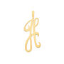 Elegant Flourish 9 K Solid Gold Pendant, thumbnail 10 of 12