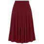 Lucille Skirt In Windsor Wine Vintage 1940s Style, thumbnail 1 of 2