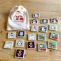 Santa Themed Memory Game Toddler Christmas Gift, thumbnail 1 of 2