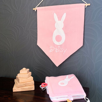 Personalised Baby Wall Hanging Pennant Flag, 7 of 10