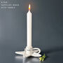 East Of India Scallop Candle Holder Twinkle, thumbnail 5 of 5