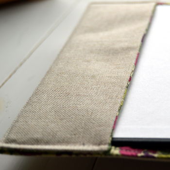 'Our Story' Personalised Linen Notebook, 9 of 10
