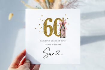 60 Fabulous Years Of You Birthday Card, 2 of 2