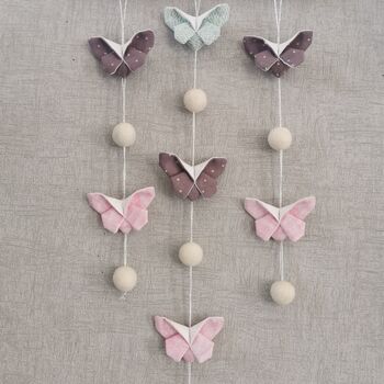 Baby Mobile, Boucle Baby Nursery Wall Cloud, Butterfly, 5 of 9