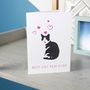 Best Cat Mum Ever Funny Pet Mother's Day Card, thumbnail 1 of 3