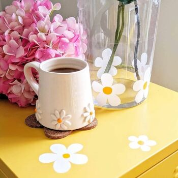 Handmade Ceramic Daisy Coffee Mug, Tea Cup, 5 of 8