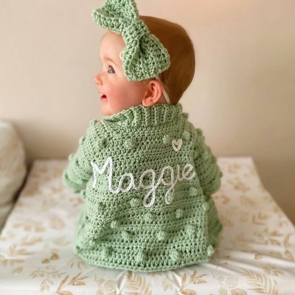 Personalized Sweater Baby Personalized Baby Sweater Custom Baby