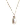 Baroque Pearl Gold Nugget Necklace, thumbnail 2 of 2