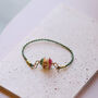 Good Vibes Metallic Boho Cord Bracelet – A Fab Gift For A Friend, thumbnail 1 of 3