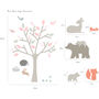 Bear Forest Fabric Wall Stickers, thumbnail 4 of 4