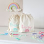 Personalised Cotton Drawstring Bag, thumbnail 4 of 8