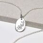 Sterling Silver May Birth Flower Necklace, thumbnail 2 of 7