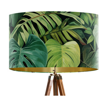 Altamira Jungle Palm Leaves, Tropical Lampshade, 4 of 7