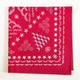 Red Elements Cotton Bandana, thumbnail 3 of 5