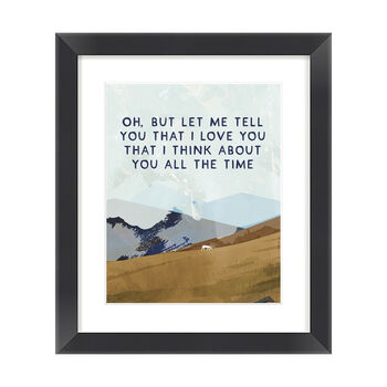 'Let Me Tell You That I Love You' Print, 3 of 3