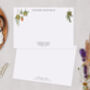 House Plants Personalised Address Note Cards A6 Notecard Set, thumbnail 2 of 6