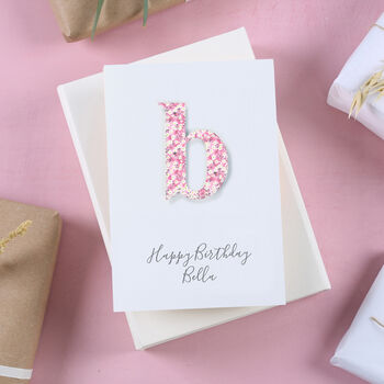 Personalised Liberty Letter Birthday Card, 2 of 4